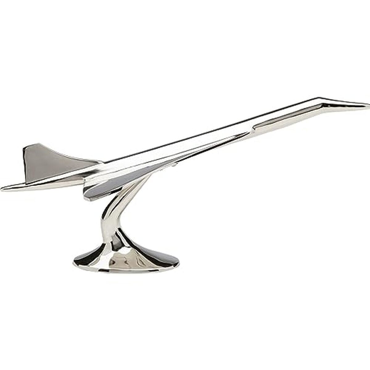 Avis sur l'objet de décoration design Kare Concord argenté : avion en aluminium nickelé