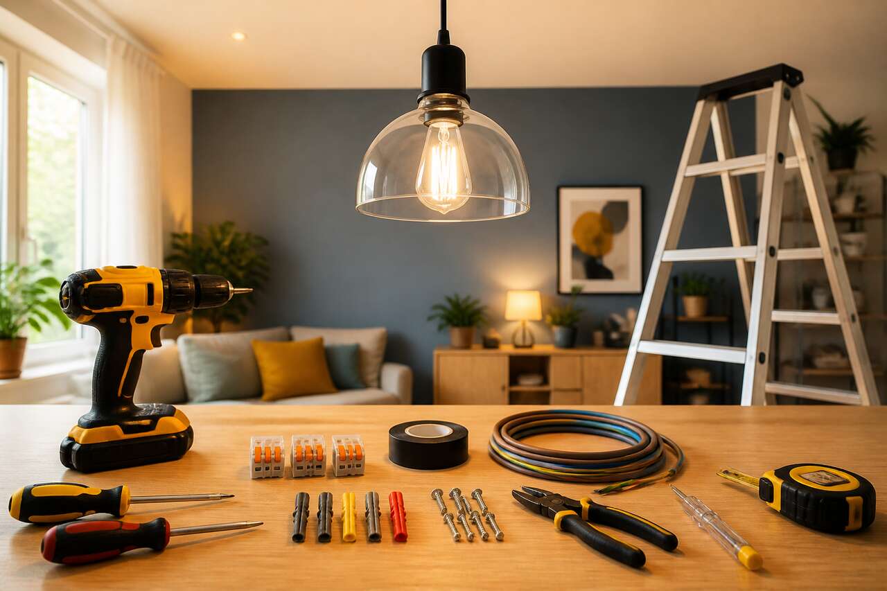 Comment installer un luminaire suspendu au plafond ?