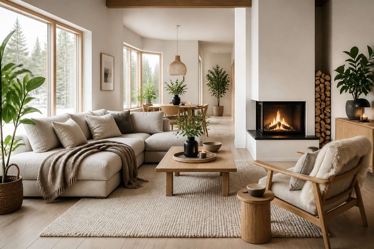 Conseils déco pour un salon scandinave : 20 idées clés
