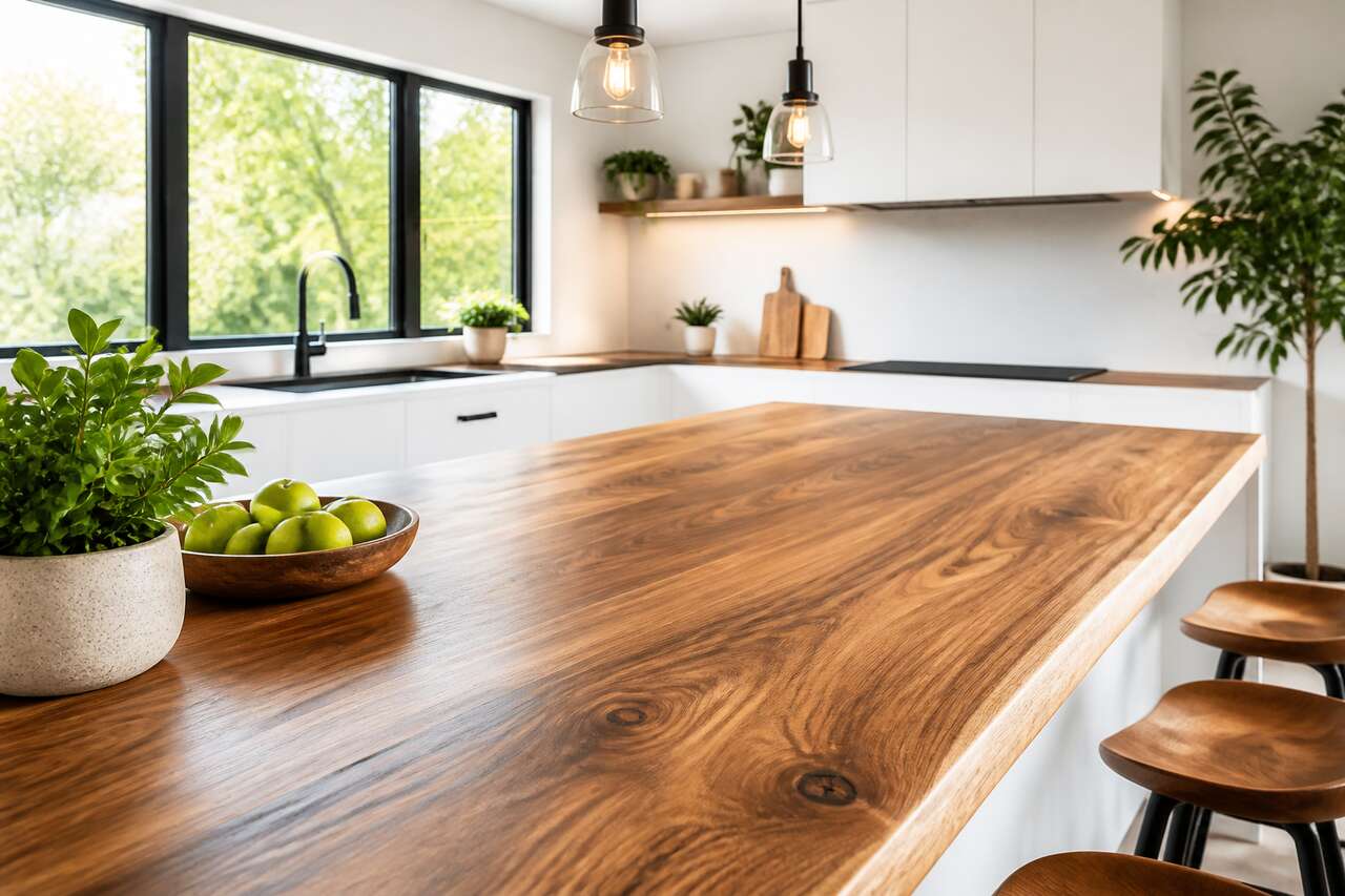 Plans de travail en bois : chaleur et &eacute;l&eacute;gance