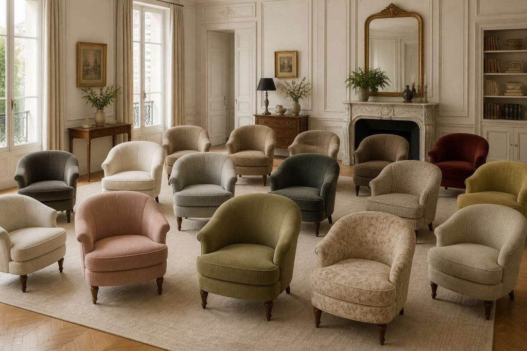 15 fauteuils crapauds pour un salon sobre et classique