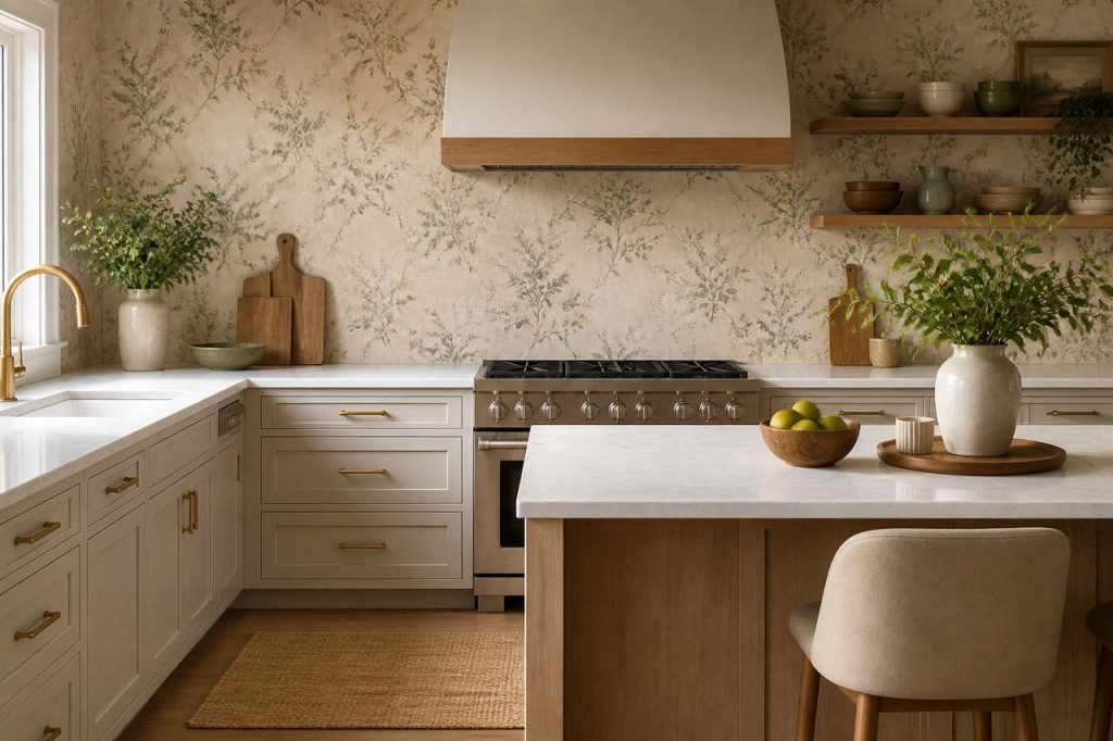 Comment le papier peint transforme votre cuisine : astuces et inspirations