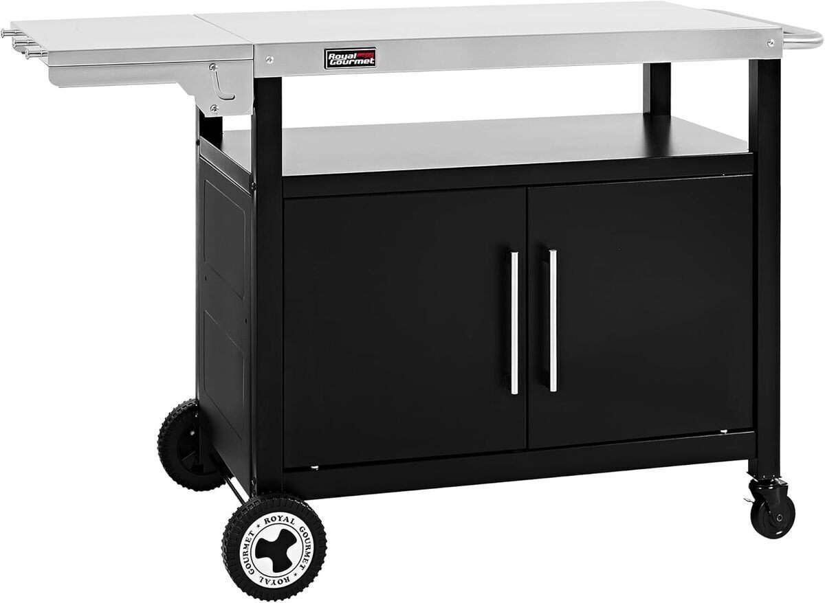 Test du chariot barbecue Royal Gourmet : desserte extérieure idéale