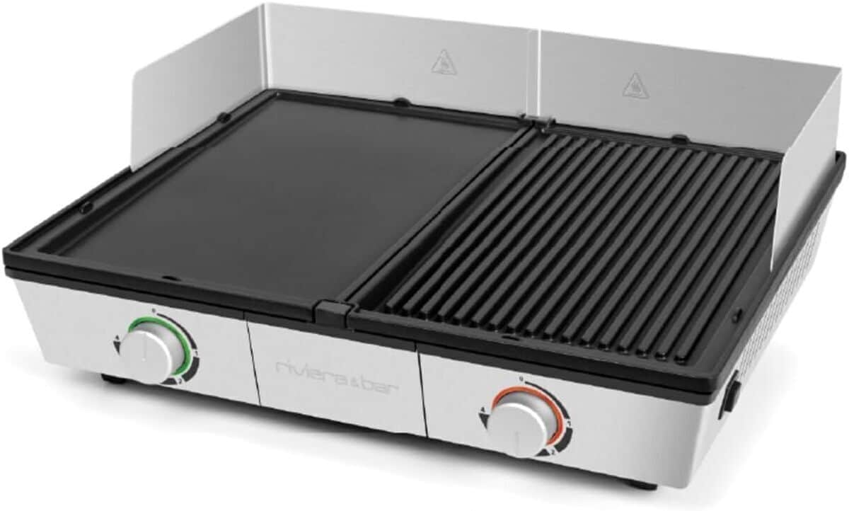 Test du combiné plancha grill riviera&bar : performance inox pour 8 à 10 personnes