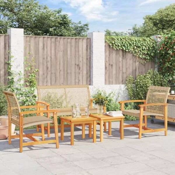 Découvrez notre test complet du salon de jardin 5 pcs vidaXL en résine et acacia : qualité, durabilité et style pour votre terrasse au meilleur prix.