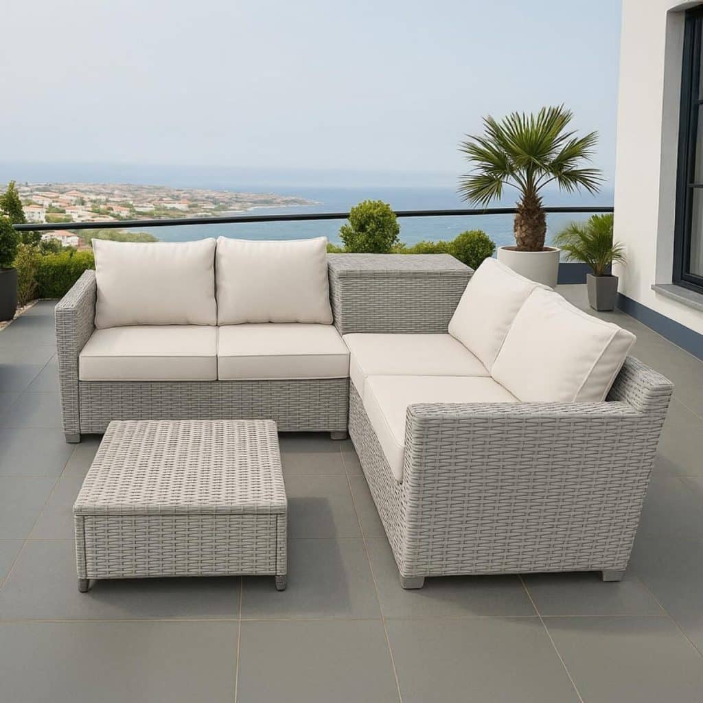 Test du salon de jardin Abacos 4 places de Concept Usine