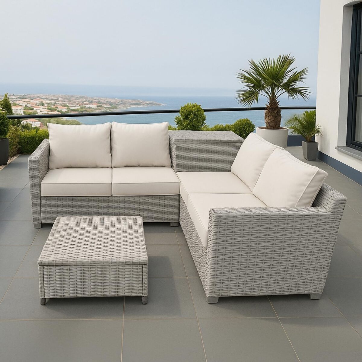 Test du salon de jardin Abacos 4 places de Concept Usine