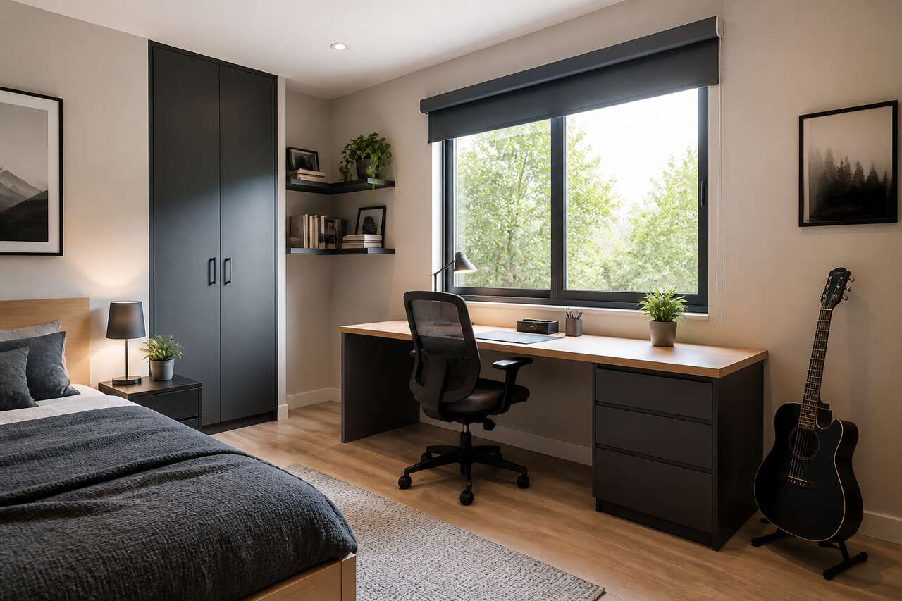 Où placer le bureau dans une chambre d’ado pour favoriser la concentration Où placer le bureau dans une chambre d’ado pour favoriser la concentration