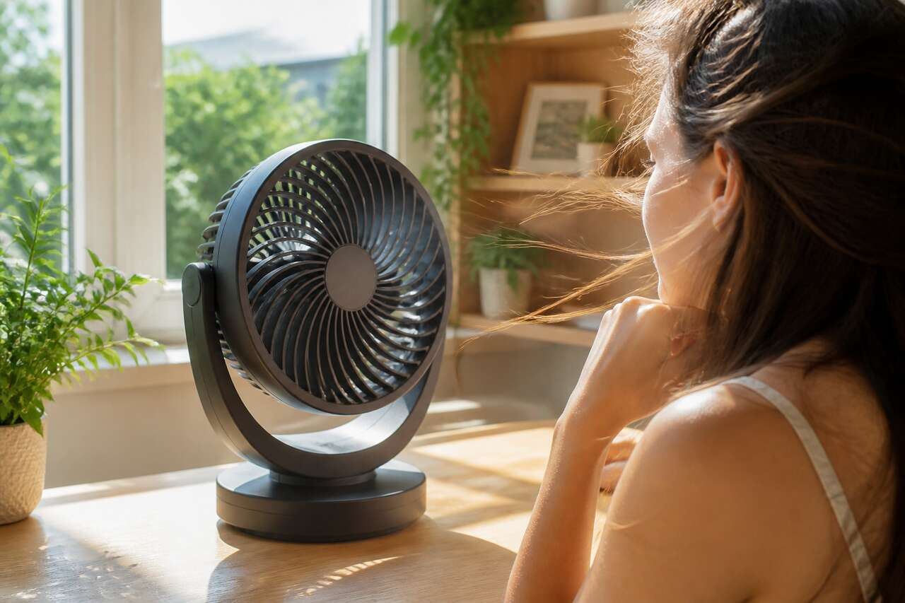 Ventilateur de table : à quoi sert-il vraiment quand il fait très chaud Ventilateur de table : à quoi sert-il vraiment quand il fait très chaud