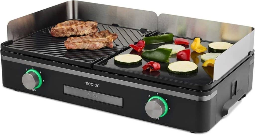 Test du gril de table Medion MD12027 : puissance et polyvalence