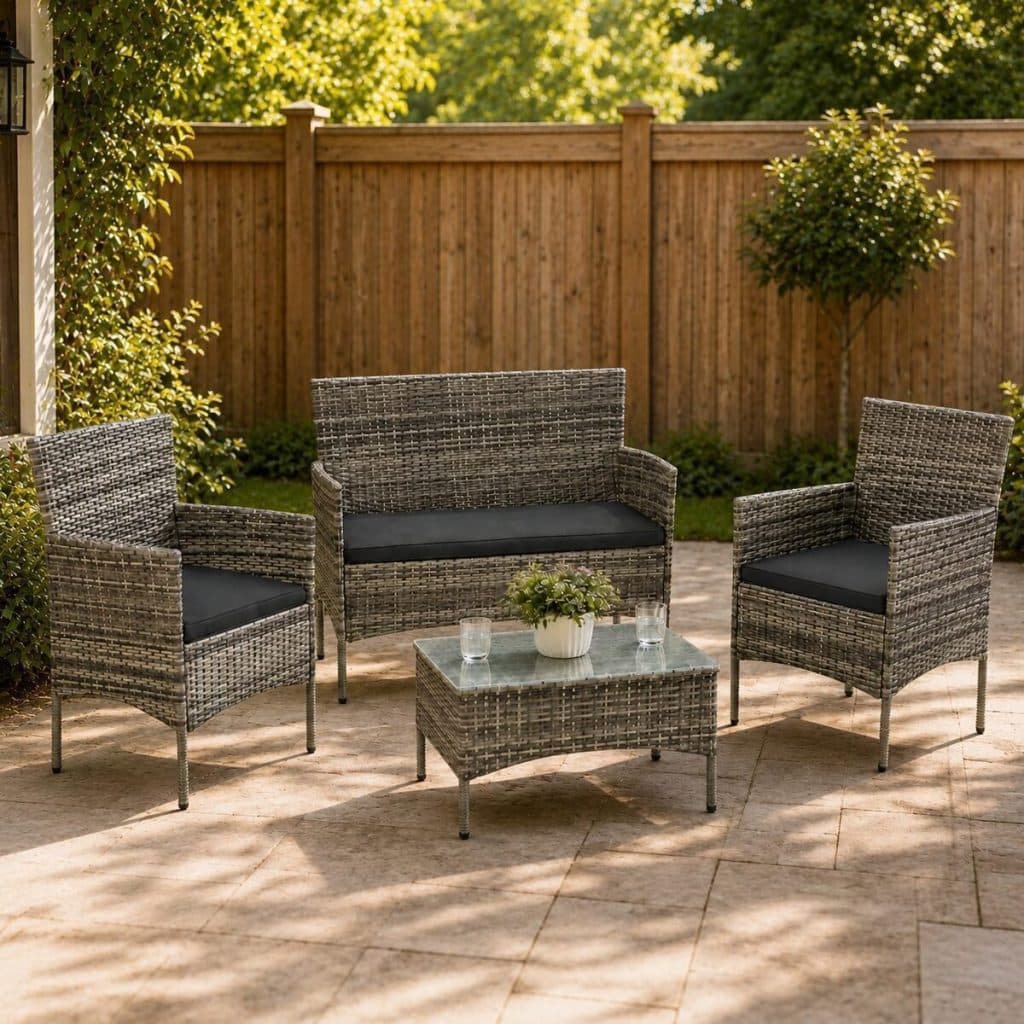 Test Du Mobilier De Jardin Juskys Fort Myers 4 Personnes