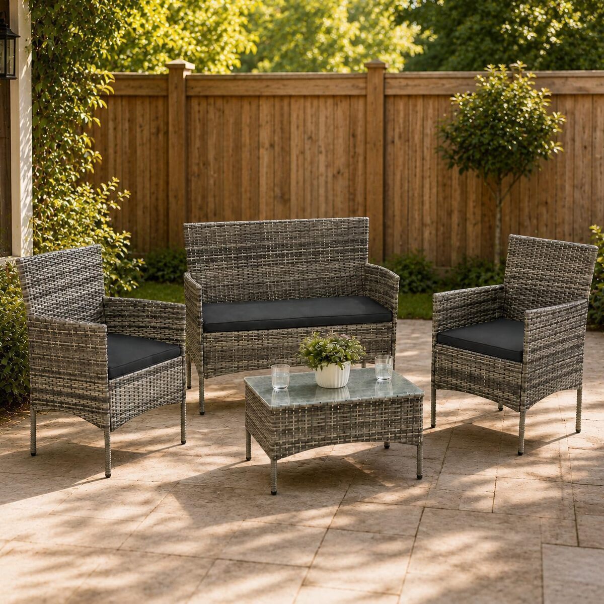 Test Du Mobilier De Jardin Juskys Fort Myers 4 Personnes