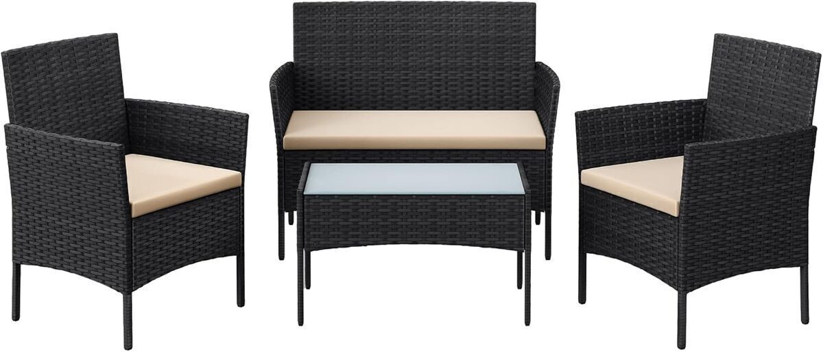 Test : salon de jardin SONGMICS GGF004B05, style et confort à l'extérieur