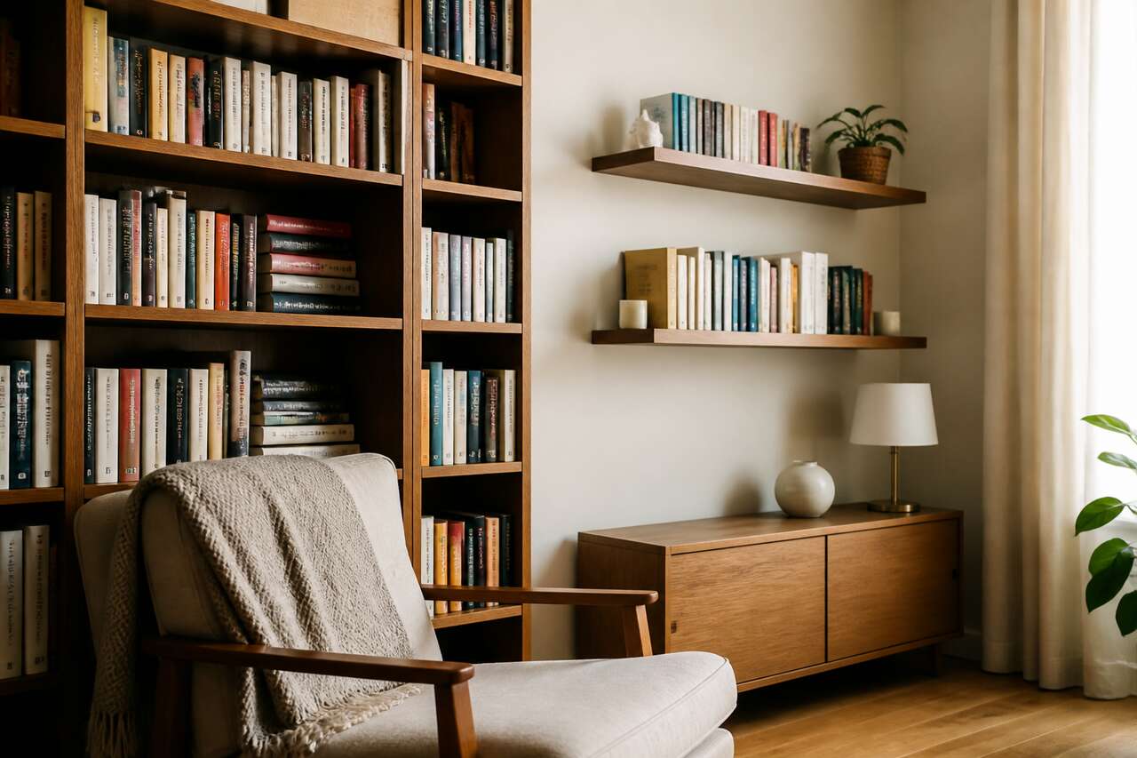 Id&eacute;es originales pour ranger des livres quand on manque de place