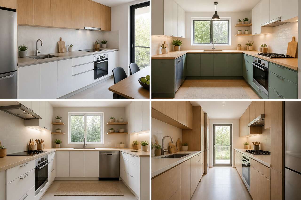 Choisir le bon plan pour un petit espace: linéaire, l, u ou couloir Choisir le bon plan pour un petit espace: linéaire, l, u ou couloir