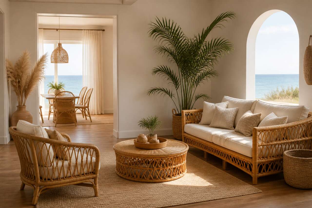 Pourquoi le rotin fonctionne en d&eacute;co bord de mer