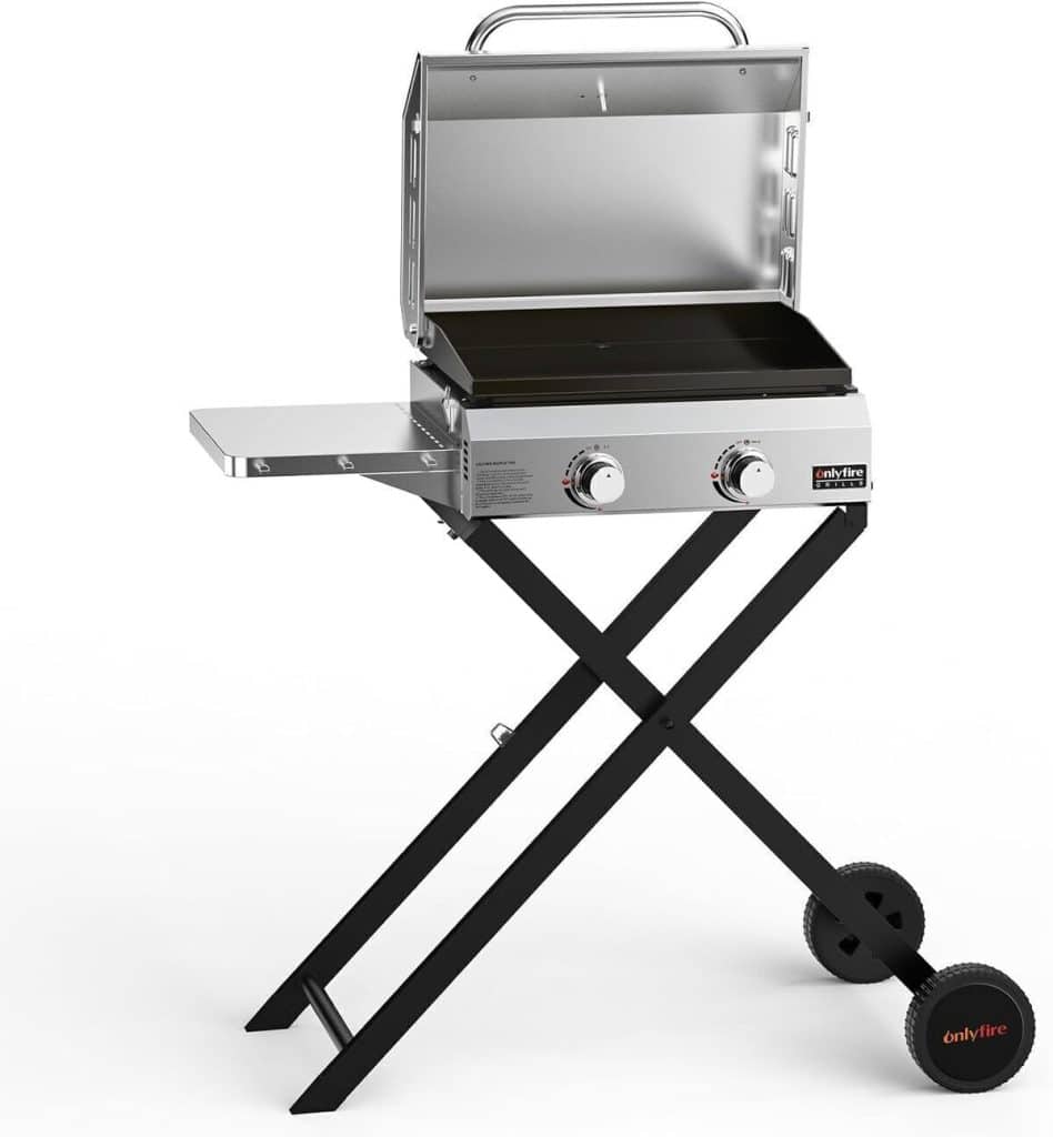 Test : barbecue 2 brûleurs Onlyfire 4, 7 kW acier inoxydable
