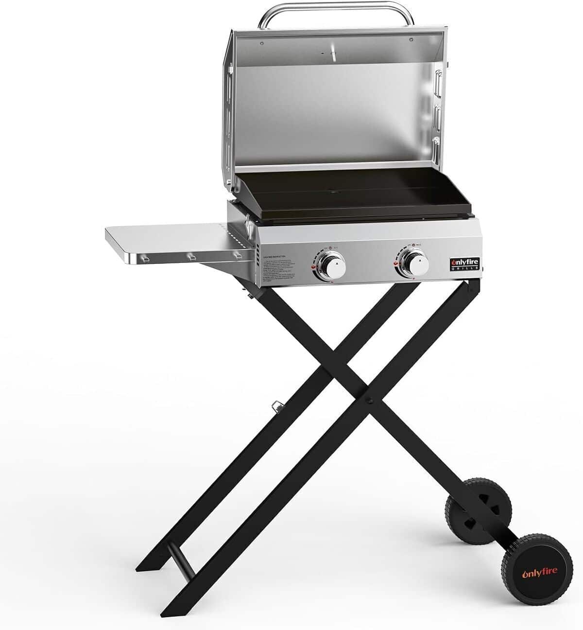Test : barbecue 2 brûleurs Onlyfire 4, 7 kW acier inoxydable