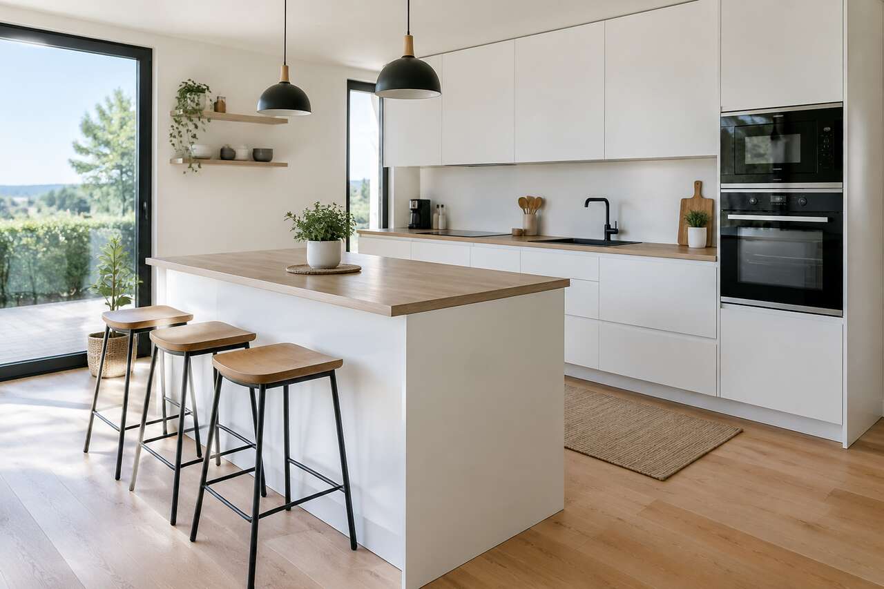 Déterminer si un îlot central est vraiment adapté à une petite cuisine Déterminer si un îlot central est vraiment adapté à une petite cuisine