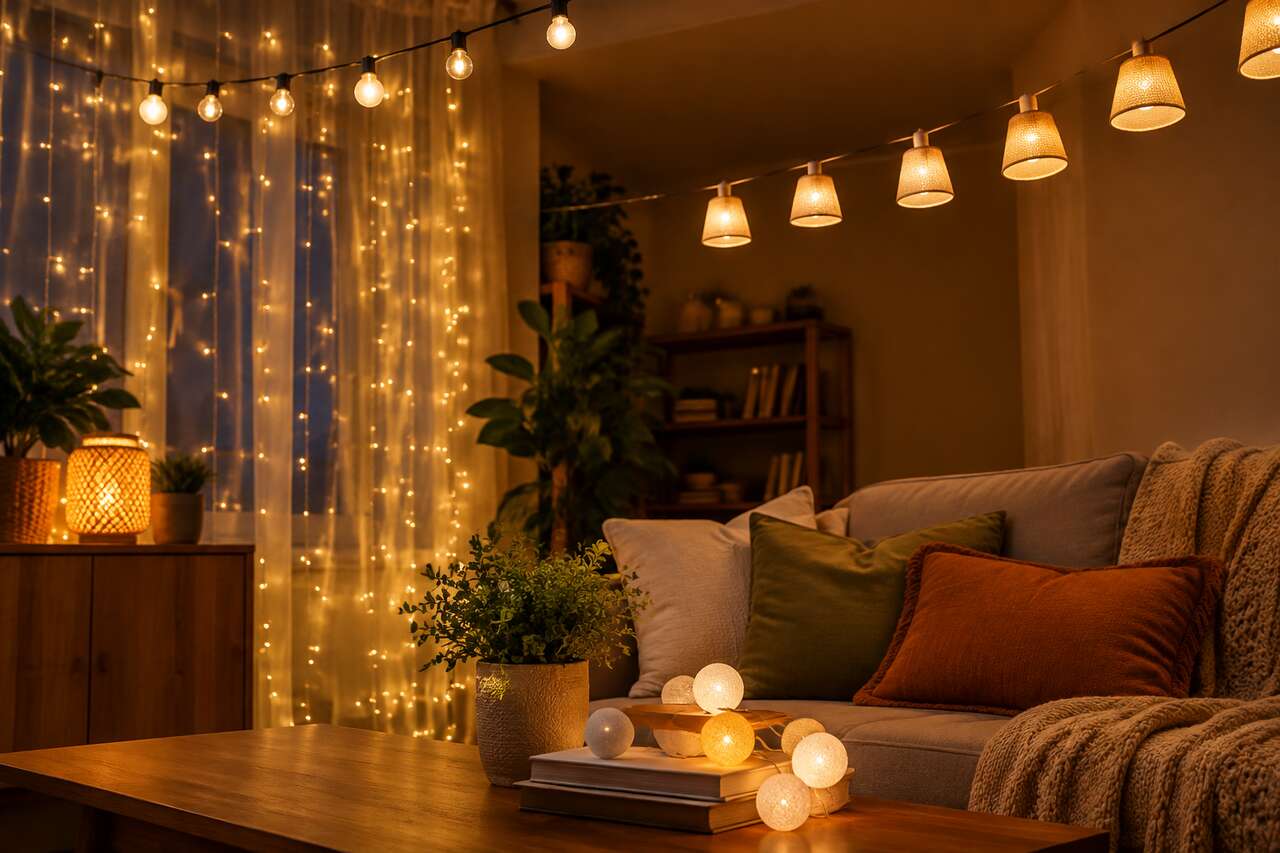 Choisir le bon format : micro-led, boules, rideau, guinguette, abat-jour Choisir le bon format : micro-led, boules, rideau, guinguette, abat-jour