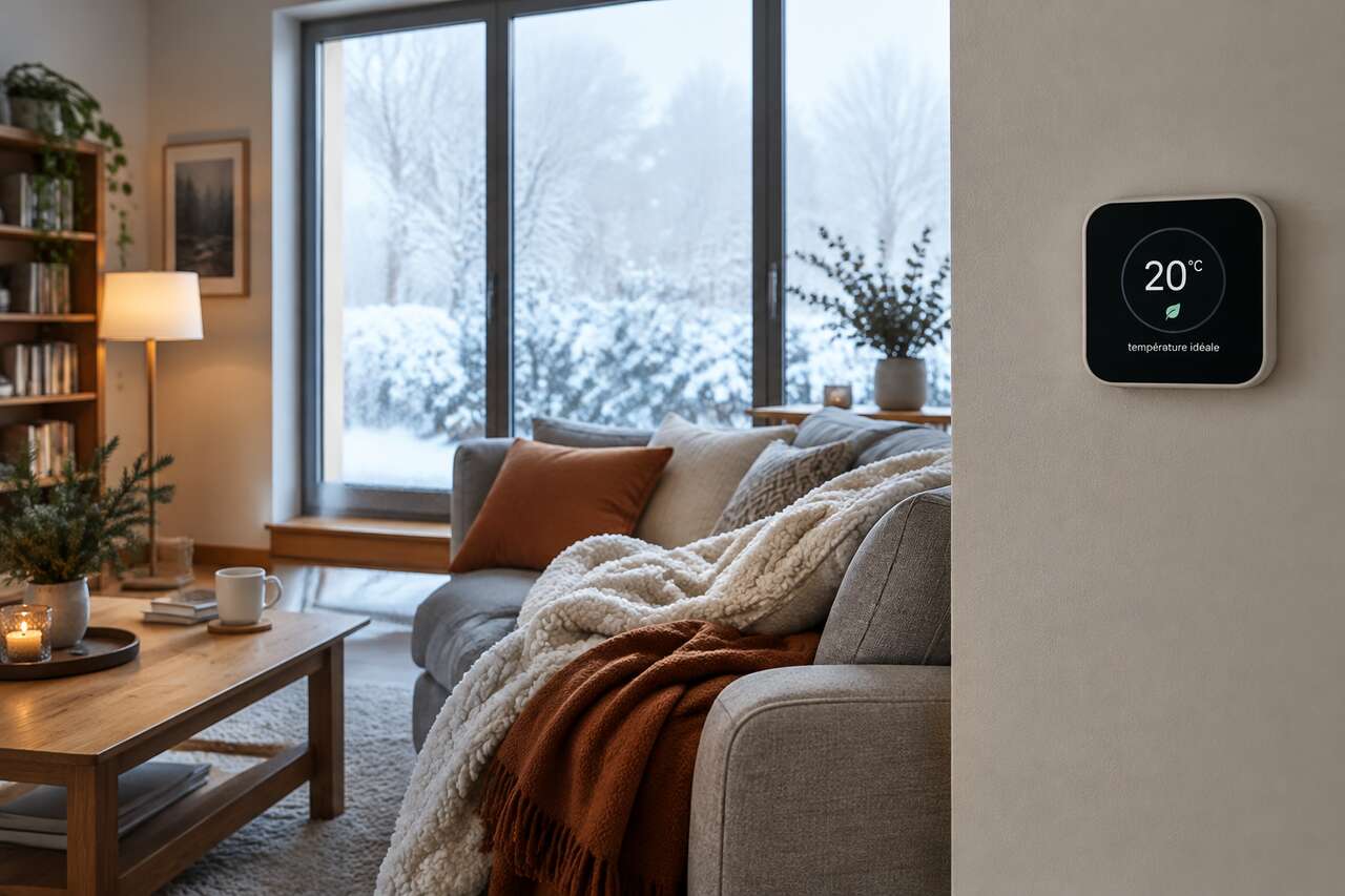 À quelle température chauffer un appartement en hiver ?