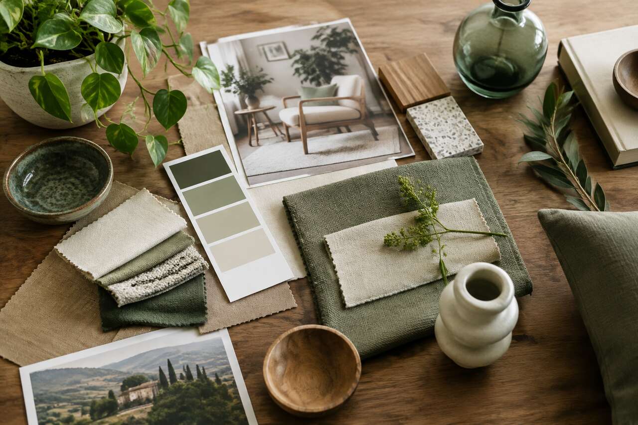 Moodboard déco : définition et rôle dans un intérieur cohérent Moodboard déco : définition et rôle dans un intérieur cohérent