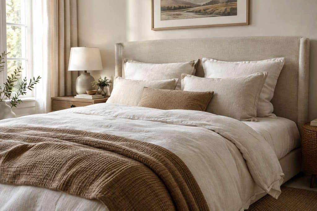 Tête de lit en tissu : pour une chambre élégante et confortable
