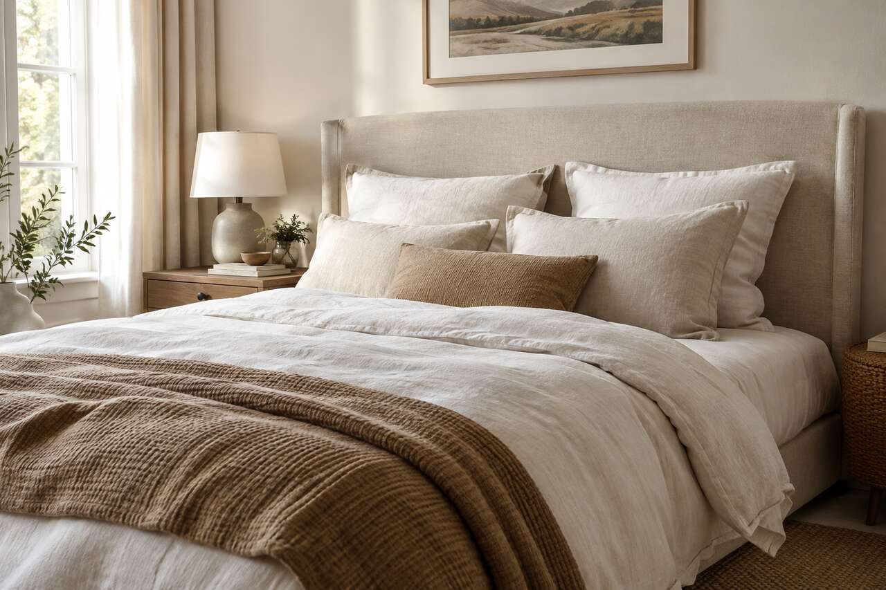 Tête de lit en tissu : pour une chambre élégante et confortable