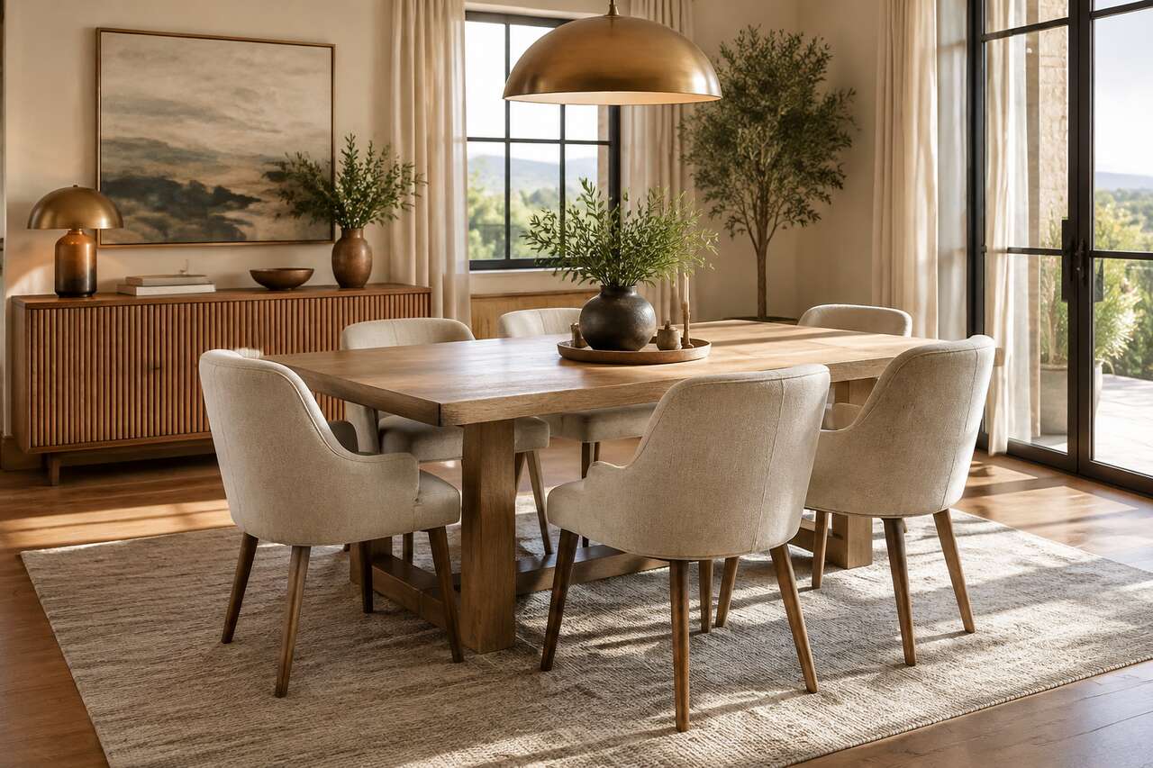 Sélectionner table et chaises: proportions, confort, styles 2026 Sélectionner table et chaises: proportions, confort, styles 2026