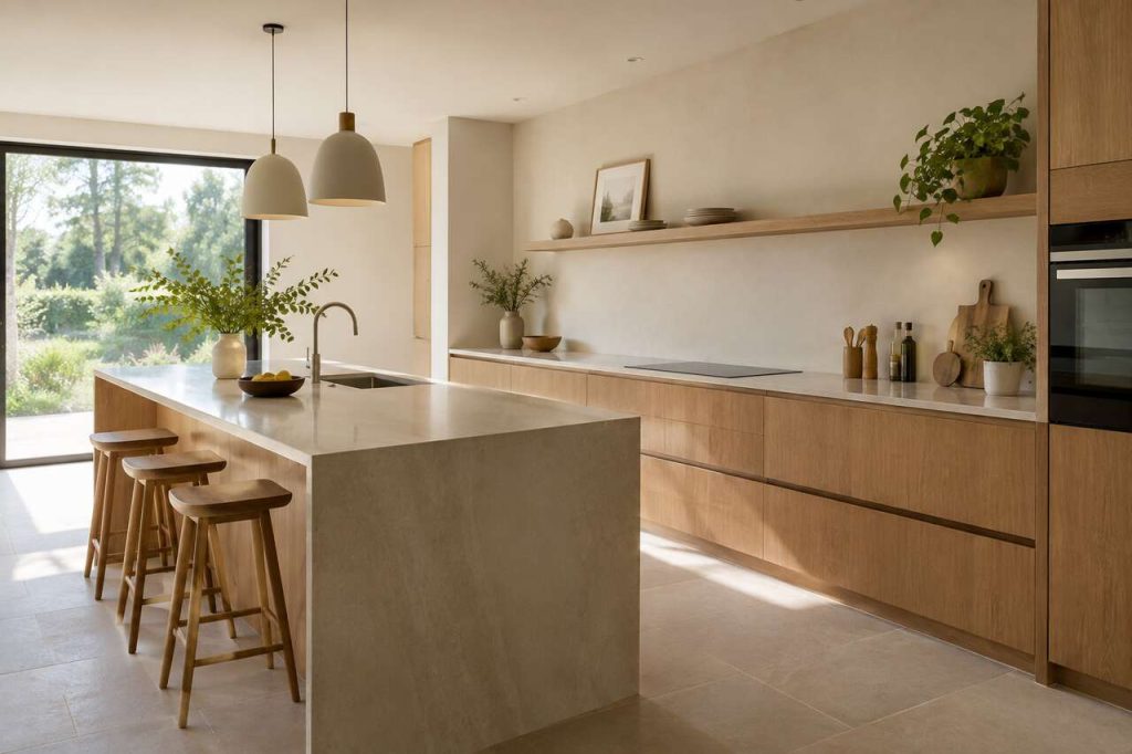 Cuisines design et fonctionnelles sans meubles hauts