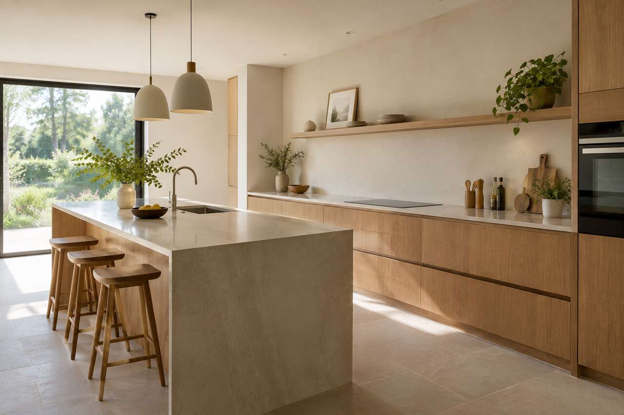 Cuisines design et fonctionnelles sans meubles hauts