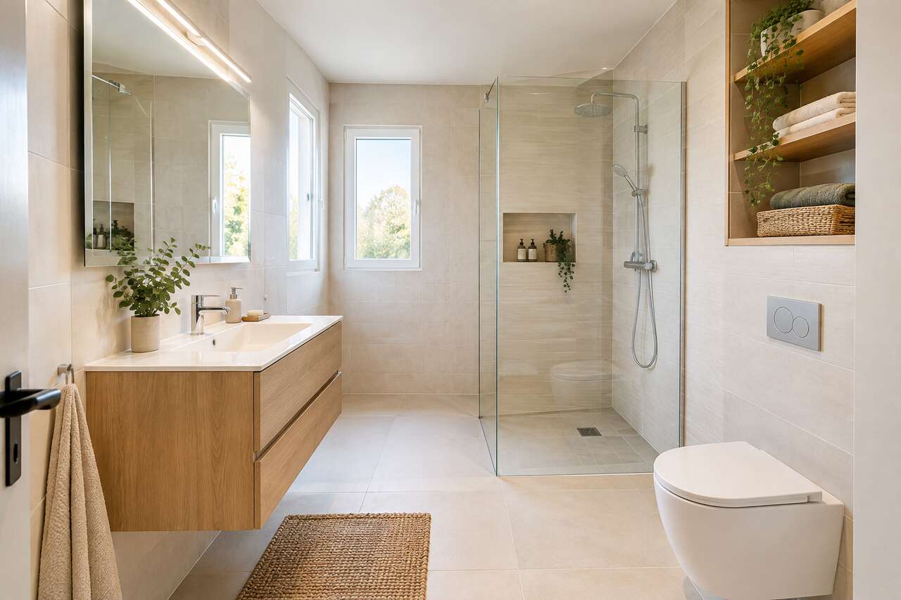 Comment aménager efficacement une petite salle de bain ?
