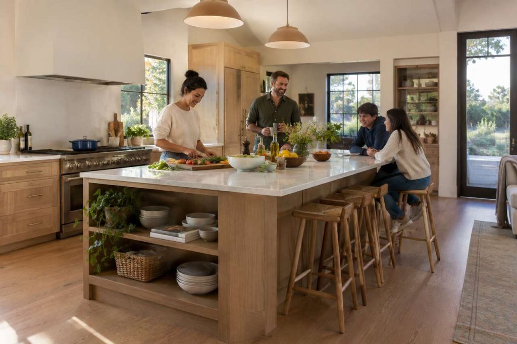 Cuisine avec îlot central : quels avantages ?
