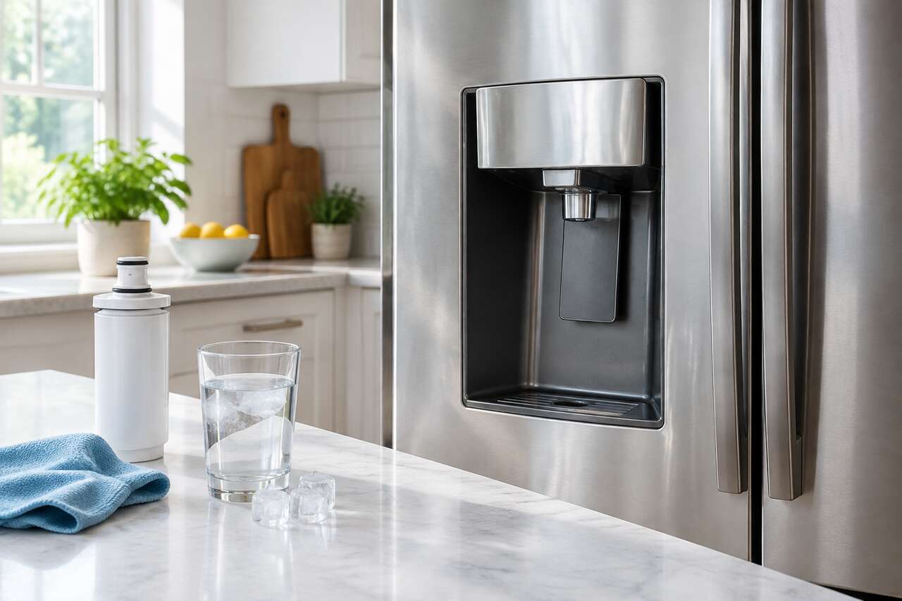 Distributeur d’eau et de glaçons: gadget, contraintes et entretien Distributeur d’eau et de glaçons: gadget, contraintes et entretien